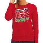 Rode Polyester Sweatshirts  voor een Kerstmis  in maat XS voor Dames 