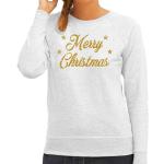 Grijze Sweatshirts  voor een Kerstmis met Glitter voor Dames 