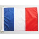 Nautical Multicolored Gebreide Vlaggetjes met motief van Frankrijk 