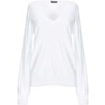 Witte Polyester Fred Perry V-hals truien V-hals  in maat S voor Dames 