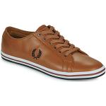 Fred Perry KINGSTON LEATHER Lage Sneakers heren - Bruin