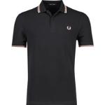 Fred Perry polo Twin Tipped zwart