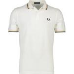 Fred Perry polo wit met embleem