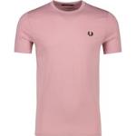 Roze Fred Perry T-shirts  in maat M voor Heren 