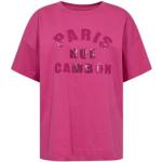 Roze freequent T-shirts met opdruk Ronde hals  in maat M met Sequins voor Dames 