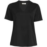 Zwarte Viscose freequent V-hals T-shirts V-hals  in maat XS voor Dames 