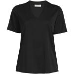 Zwarte Viscose freequent V-hals T-shirts V-hals  in maat XL voor Dames 
