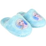 Lichtblauwe Polyester Antislip Frozen Elsa Platte schoenen met Instap voor Meisjes 