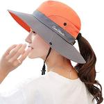 Casual Oranje Polyester Bucket hats  in Onesize met motief van Vis voor Dames 