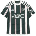 Oudroze adidas Performance Manchester United F.C. Kinder T-shirts voor Jongens 