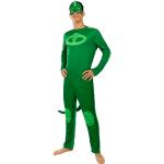 Groene PJ Masks Gekko Halloween-kostuums  voor een Stappen / uitgaan / feest  in maat M met motief van Halloween 