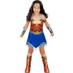 Funidelia | Wonder Woman 1984 kostuum voor meisjes Kostuum voor Kinderen, Accessoire verkleedkleding en rekwisieten voor Halloween, carnaval & feesten - Maat 10-12 jaar - Rood