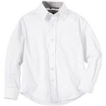 Witte Kinderoverhemden met lange mouw  in maat 170 voor Jongens 