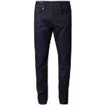 Donkerblauwe Stretch G-Star 3301 Slimfit jeans voor Heren 