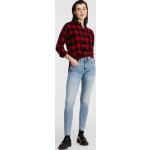 Donkerblauwe High waist G-Star 3301 Skinny jeans  lengte L34  breedte W28 Bio voor Dames 