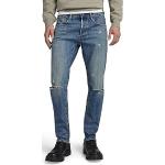 Vintage Blauwe G-Star 3301 Slimfit jeans  breedte W33 voor Heren 