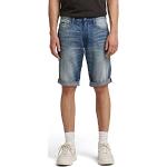 Casual Blauwe G-Star 3301 Jeans shorts voor Heren 