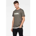 Donkergroene G-Star Raw T-shirts met ronde hals Ronde hals  in maat S voor Heren 