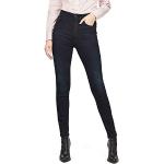 Blauwe High waist G-Star Raw Skinny jeans  breedte W24 in de Sale voor Dames 