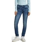 G-Star Raw Lynn Mid Waist Skinny Jeans dames,Blue (medium aged 6550-71),27W / 28L