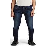 Blauwe G-Star Lynn Skinny jeans  in maat M  breedte W32 in de Sale voor Dames 