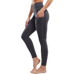 Grijze Lycra Stretch Ademende Yoga pants  in maat XL voor Dames 