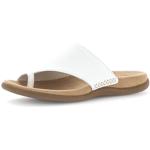 Witte Gabor Jollys Platte sandalen  voor de Zomer  in maat 42 met Hakhoogte tot 3cm met Instap voor Dames 