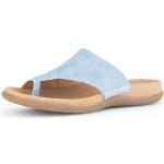 Aquamarijne Gabor Platte sandalen  voor de Zomer  in 40 met Hakhoogte tot 3cm met Instap in de Sale voor Dames 