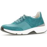 Klassieke Turquoise Lichtgewicht Gabor Lage sneakers  in maat 35,5 met Hakhoogte 3cm tot 5cm voor Dames 