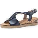 Bruine Gabor Donna Platte sandalen  voor de Zomer Sleehakken  in maat 43 met Hakhoogte 3cm tot 5cm voor Dames 