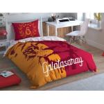 Galatasaray Lion Logo Double Licensed Duvet Cover Set F48