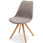 Scandinavische Grijze Berkenhouten Design stoelen 