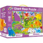 Multicolored Dinosaurus Vloerpuzzels met motief van Landschap voor Kinderen 