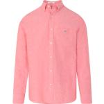 Casual Roze Linnen Gant Casual overhemden  in maat M voor Heren 