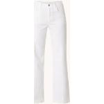 Gardeur High waist straight leg jeans in lyocellblend met gekleurde wassing - Wit
