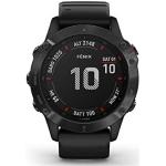 Garmin 010-N2158-02 fenix 6 PRO GPS multisport smartwatch met hartslagmeting aan de pols. lange levensduur van de batterij. contactloos betalen. Muziekspeler.Medium, zwart (Gereviseerd)