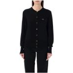 Klassieke Zwarte Merinowollen Vivienne Westwood Ronde-hals truien  in maat L in de Sale voor Dames 