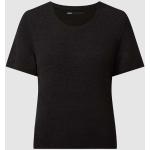 Zwarte Nylon ONLY Gebreide T-shirts met ronde hals Ronde hals  in maat S in de Sale voor Dames 
