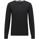 Zwarte HUGO BOSS BOSS Effen sweatshirts V-hals  in maat L in de Sale voor Heren 
