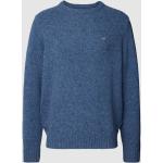 Blauwe Alpaca Fynch Hatton Pullovers Ronde hals  in maat M in de Sale voor Heren 