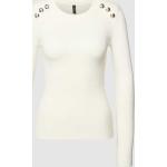 Witte Polyamide Stretch Guess Marciano Pullovers Ronde hals  in maat S voor Dames 