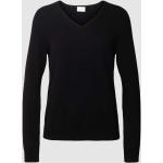 Zwarte Polyester Vila V-hals truien V-hals  in maat S voor Dames 