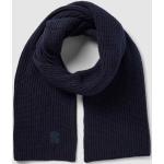 Marine-blauwe Polyamide s.Oliver Gebreide Gebreide sjaals  in maat S in de Sale voor Dames 