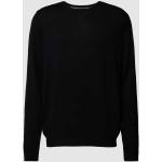 Zwarte Wollen Fynch Hatton Pullovers Ronde hals  in maat M in de Sale voor Heren 