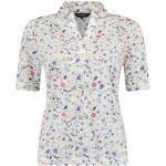 Multicolored Viscose bloomings All over print Poloshirts  in maat XL voor Dames 