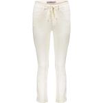 Gebroken-witte Geisha Slimfit jeans  voor de Zomer  in maat XXL met kwastjes voor Dames 