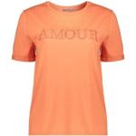 Oranje Geisha T-shirts met opdruk Ronde hals  in maat S voor Dames 