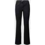 Zwarte Polyester Stretch Zerres Gina Straight jeans in de Sale voor Dames 