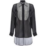 Zwarte Strass Pinko Lange blouses  in maat L asymmetrische voor Dames 