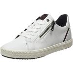 Witte Ademend Geox Sneakers met rits  in maat 35 met Hakhoogte tot 3cm in de Sale voor Dames 